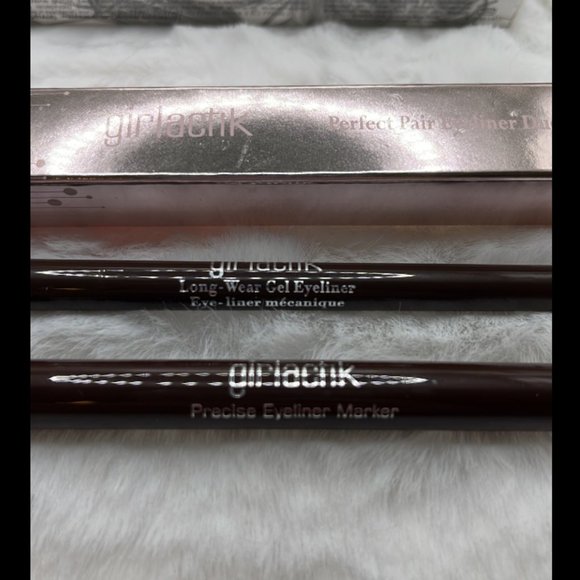 Set of 3 Black/Brown, Pencil/Liquid Eyeliners: Girlactik, Seraphine Botanicals - Picture 2 of 2